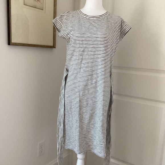 J. Crew Black and White Striped Mini Dress - Picture 7 of 13